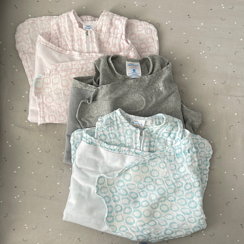 Halo- Set of 3 Newborn SleepSack Swaddles